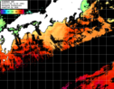 ひまわり人工衛星:黒潮域,22:59JST,1時間合成画像