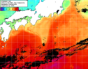 NOAA人工衛星画像:黒潮域, 1日合成画像(2024/11/06UTC)