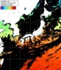 ひまわり人工衛星:日本全域,05:59JST,1時間合成画像