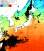 NOAA人工衛星画像:日本全域, 1日合成画像(2024/11/07UTC)