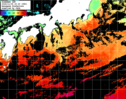 ひまわり人工衛星:黒潮域,08:59JST,1時間合成画像