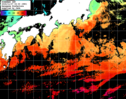 ひまわり人工衛星:黒潮域,13:59JST,1時間合成画像