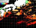 ひまわり人工衛星:黒潮域,18:59JST,1時間合成画像