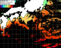 ひまわり人工衛星:黒潮域,23:59JST,1時間合成画像