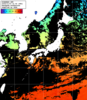 ひまわり人工衛星:日本全域,06:59JST,1時間合成画像