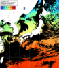 ひまわり人工衛星:日本全域,09:59JST,1時間合成画像