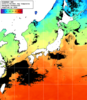 NOAA人工衛星画像:日本全域, 1日合成画像(2024/11/08UTC)