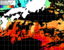ひまわり人工衛星:黒潮域,07:59JST,1時間合成画像