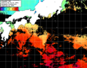 ひまわり人工衛星:黒潮域,13:59JST,1時間合成画像