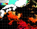 ひまわり人工衛星:黒潮域,16:59JST,1時間合成画像