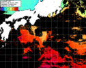 ひまわり人工衛星:黒潮域,17:59JST,1時間合成画像