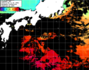 ひまわり人工衛星:黒潮域,20:59JST,1時間合成画像
