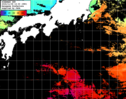 ひまわり人工衛星:黒潮域,23:59JST,1時間合成画像