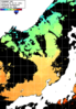 ひまわり人工衛星:日本海,17:59JST,1時間合成画像