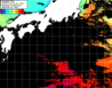 ひまわり人工衛星:黒潮域,00:59JST,1時間合成画像