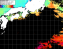 ひまわり人工衛星:黒潮域,07:59JST,1時間合成画像