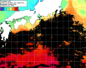 NOAA人工衛星画像:黒潮域, 1日合成画像(2024/11/09UTC)