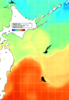 NOAA人工衛星画像:親潮域, 1週間合成画像(2024/11/03～2024/11/09UTC)