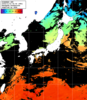 ひまわり人工衛星:日本全域,09:59JST,1時間合成画像