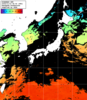 ひまわり人工衛星:日本全域,17:59JST,1時間合成画像