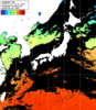 ひまわり人工衛星:日本全域,21:59JST,1時間合成画像