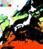 ひまわり人工衛星:日本全域,22:59JST,1時間合成画像