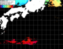ひまわり人工衛星:黒潮域,00:59JST,1時間合成画像