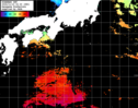 ひまわり人工衛星:黒潮域,11:59JST,1時間合成画像