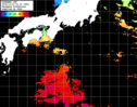 ひまわり人工衛星:黒潮域,12:59JST,1時間合成画像