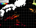 ひまわり人工衛星:黒潮域,20:59JST,1時間合成画像