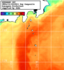 NOAA人工衛星画像:神奈川県近海, 1日合成画像(2024/11/12UTC)