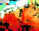 ひまわり人工衛星:黒潮域,11:59JST,1時間合成画像