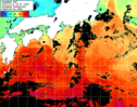 ひまわり人工衛星:黒潮域,15:59JST,1時間合成画像