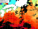ひまわり人工衛星:黒潮域,16:59JST,1時間合成画像