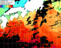 ひまわり人工衛星:黒潮域,18:59JST,1時間合成画像