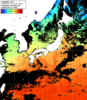 ひまわり人工衛星:日本全域,07:59JST,1時間合成画像
