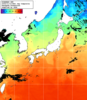 NOAA人工衛星画像:日本全域, 1日合成画像(2024/11/13UTC)