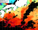 ひまわり人工衛星:黒潮域,00:59JST,1時間合成画像