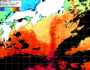 ひまわり人工衛星:黒潮域,08:59JST,1時間合成画像