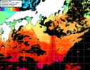 ひまわり人工衛星:黒潮域,19:59JST,1時間合成画像