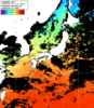ひまわり人工衛星:日本全域,02:59JST,1時間合成画像