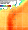 NOAA人工衛星画像:神奈川県近海, 1週間合成画像(2024/11/08～2024/11/14UTC)