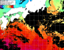 ひまわり人工衛星:黒潮域,13:59JST,1時間合成画像
