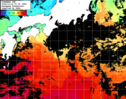 ひまわり人工衛星:黒潮域,16:59JST,1時間合成画像