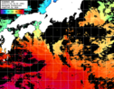ひまわり人工衛星:黒潮域,18:59JST,1時間合成画像