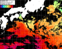 ひまわり人工衛星:黒潮域,22:59JST,1時間合成画像