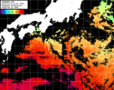 ひまわり人工衛星:黒潮域,23:59JST,1時間合成画像