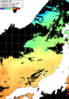 ひまわり人工衛星:日本海,11:59JST,1時間合成画像