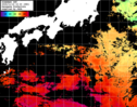 ひまわり人工衛星:黒潮域,04:59JST,1時間合成画像