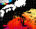ひまわり人工衛星:黒潮域,09:59JST,1時間合成画像